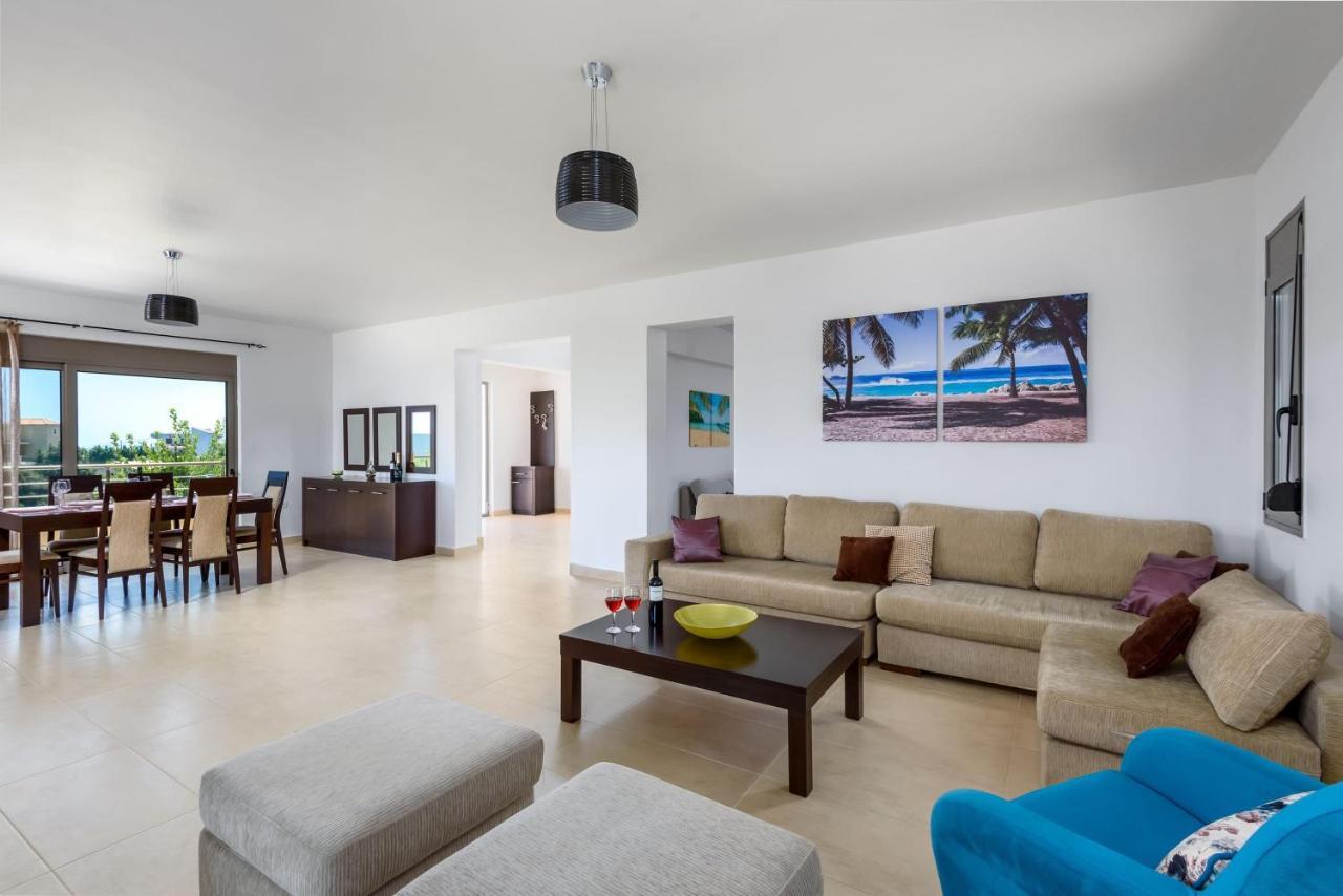 Villa Anolia With Private Pool Коскину Экстерьер фото