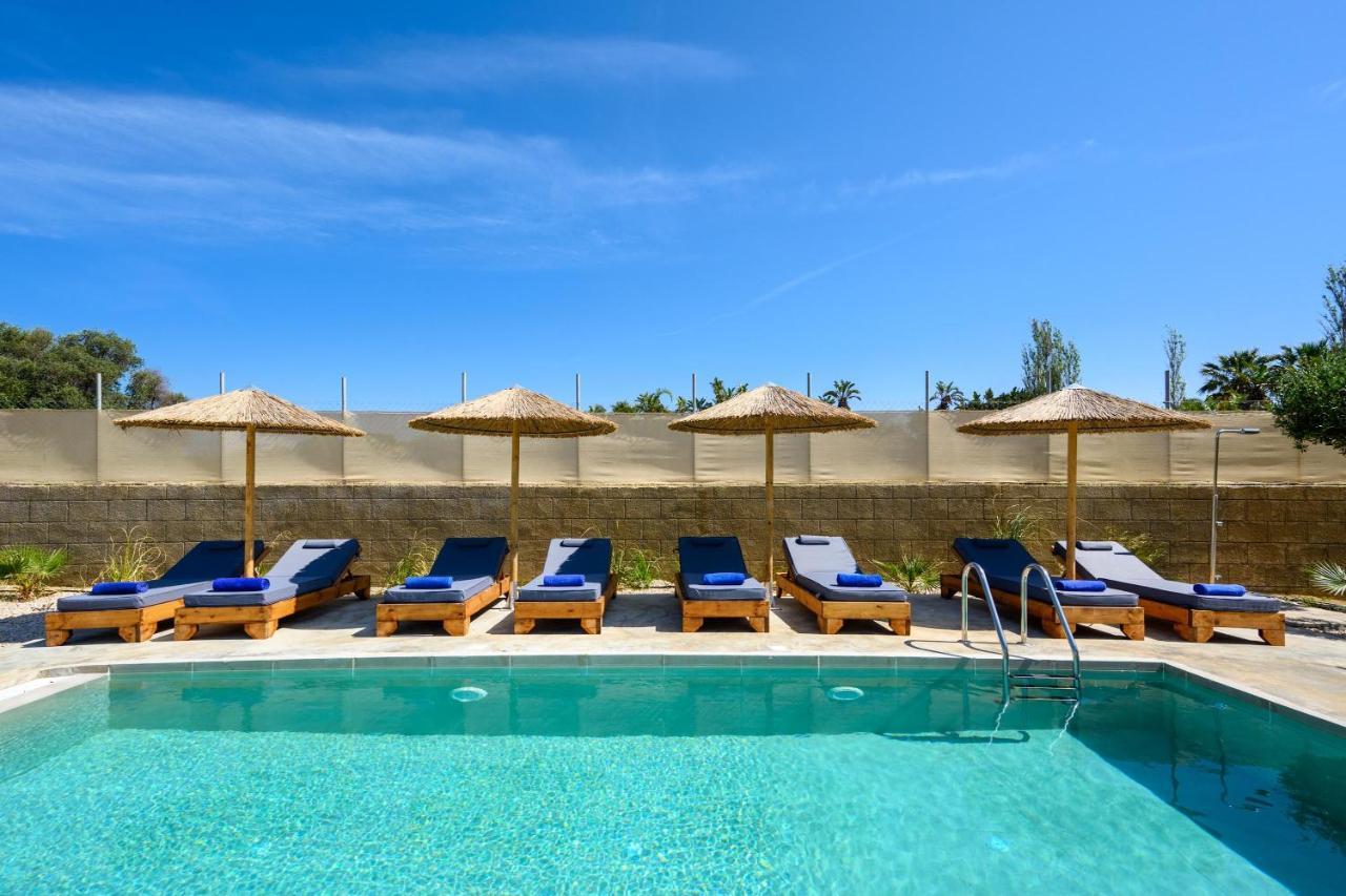 Villa Anolia With Private Pool Коскину Экстерьер фото