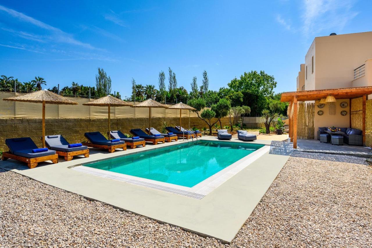 Villa Anolia With Private Pool Коскину Экстерьер фото