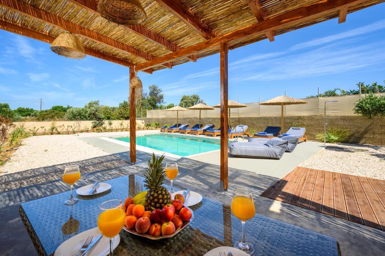 Villa Anolia With Private Pool Коскину Экстерьер фото