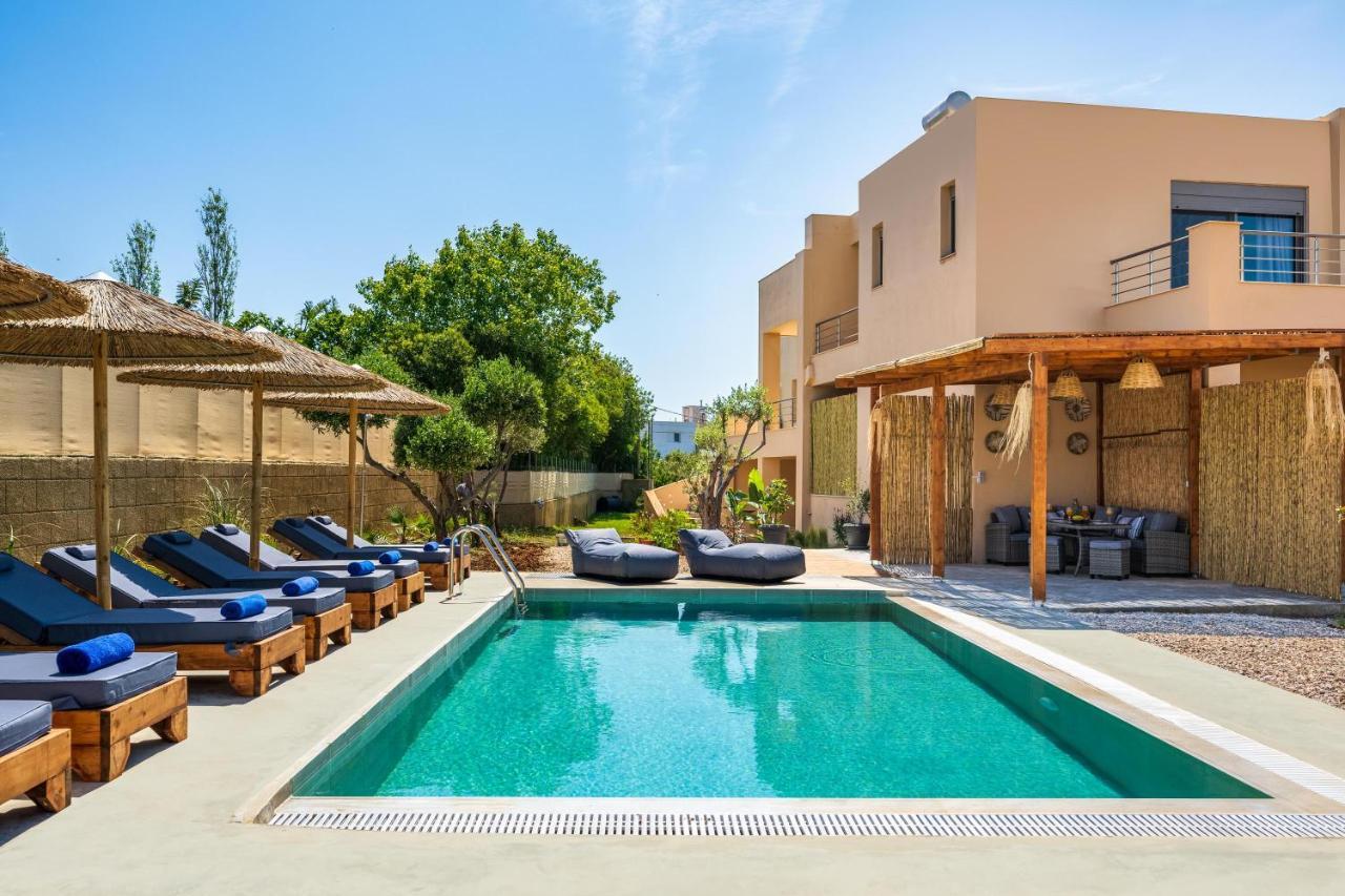 Villa Anolia With Private Pool Коскину Экстерьер фото