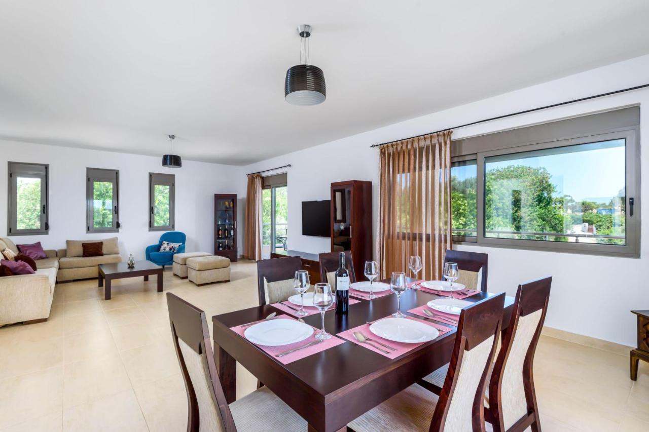 Villa Anolia With Private Pool Коскину Экстерьер фото